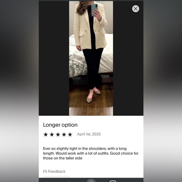 Maje Textured Cream Jacket - Picture 11 of 16